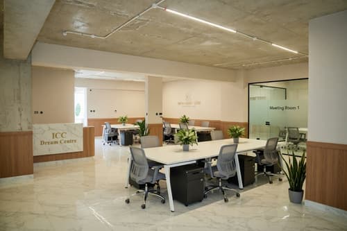 Ground Floor — Reception, Lobby & Offices — the dream 1