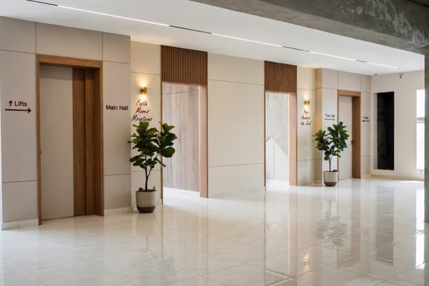 Ground Floor — Reception, Lobby & Offices — the dream 2