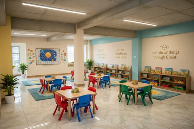 Third & Fourth Floor — Children's Classrooms (Ages 5–12) — the dream 1