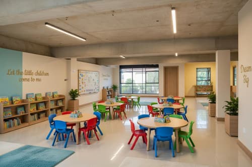 Third & Fourth Floor — Children's Classrooms (Ages 5–12) — the dream 2